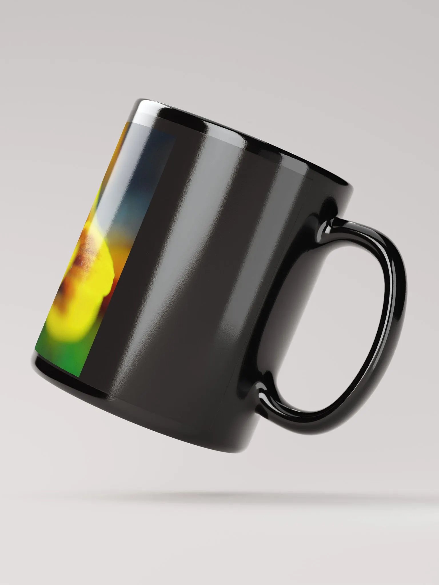 Flowers 177 Black Coffee Mug product image (3)