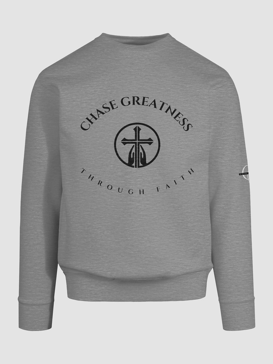 CG Faith Crew Neck Sweatshirt (Black) product image (66)