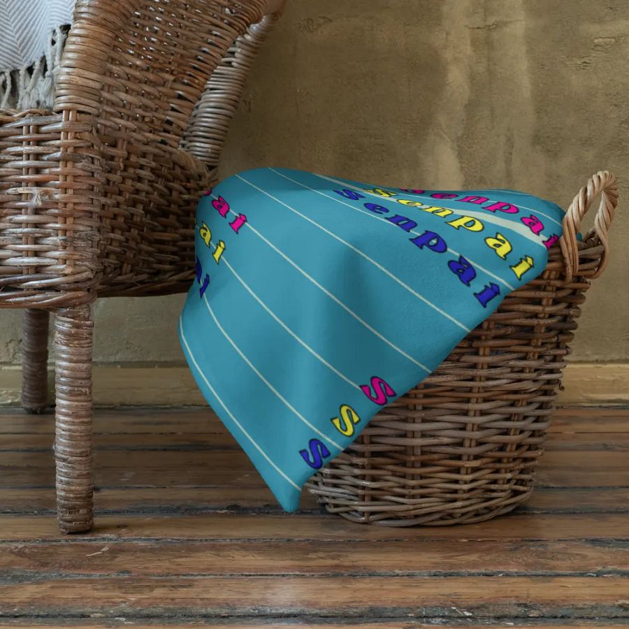 Senpai Throw Blanket product image (9)
