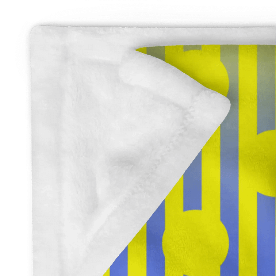 Yellow Polkadots and Stripes Throw Blanket product image (24)