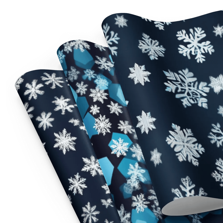 Snowflake Symphony Wrapping Paper Set product image (8)