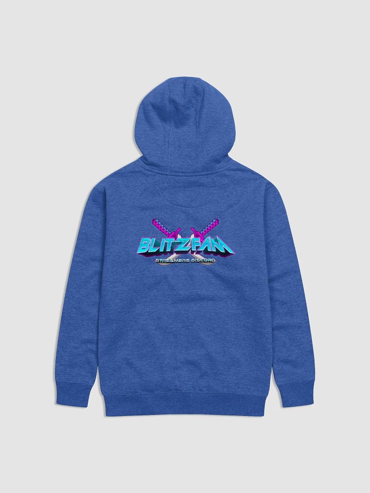 Blue hoody Ninja left and back logo product image (2)