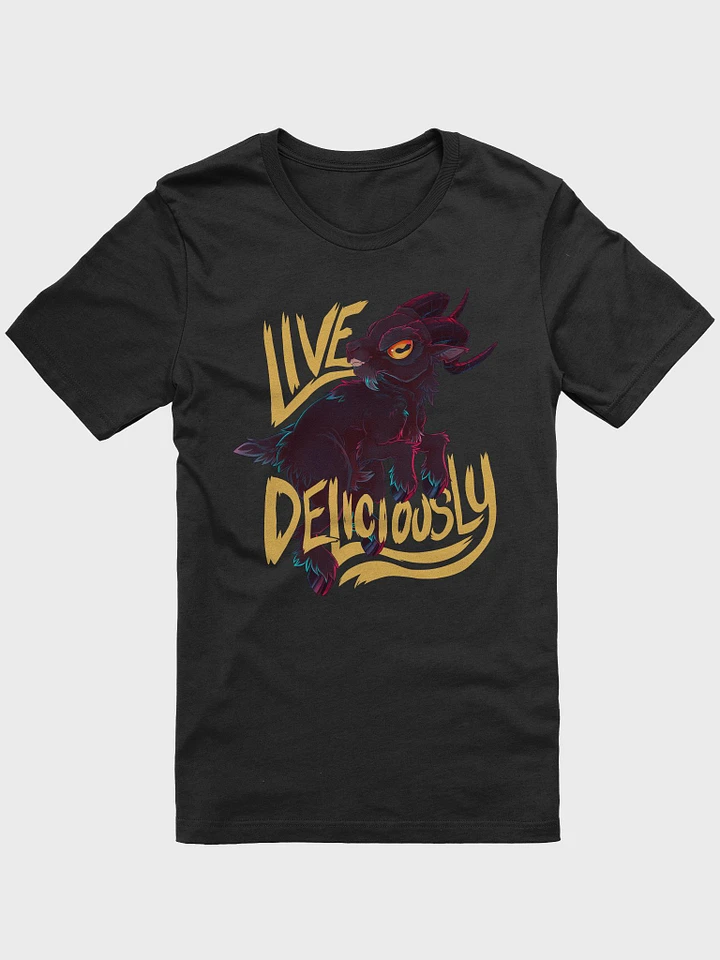 LIVE DELICOUSLY | Front printed Tee [ PRINT ON DEMAND ] product image (6)