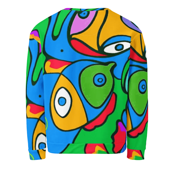 Vibrant Aquatic Odyssey Sweatshirt product image (2)