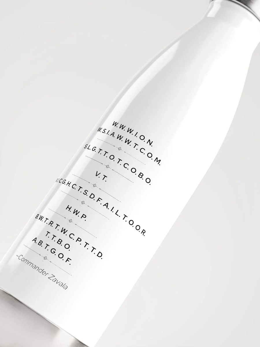 We've Stepped Into A War Water Bottle product image (5)
