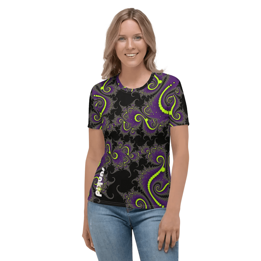 Fractal women's T-shirt - Acid Nights product image (1)