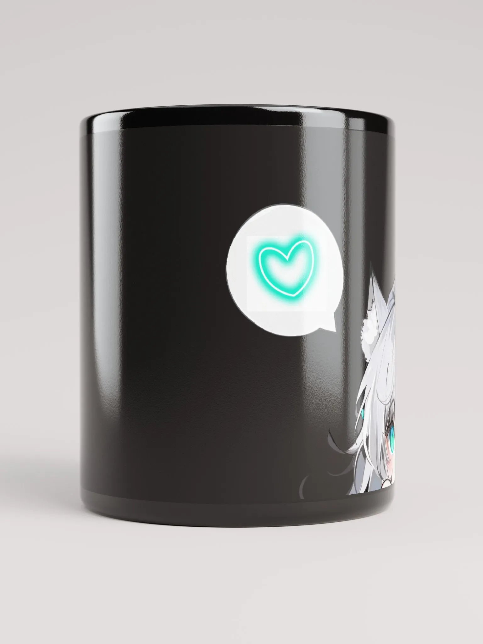 Snowwiii Peak Black Glossy Mug product image (9)