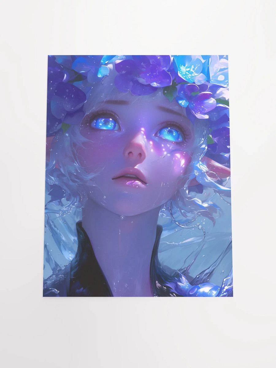 Ethereal Blue Wreath Poster product image (7)
