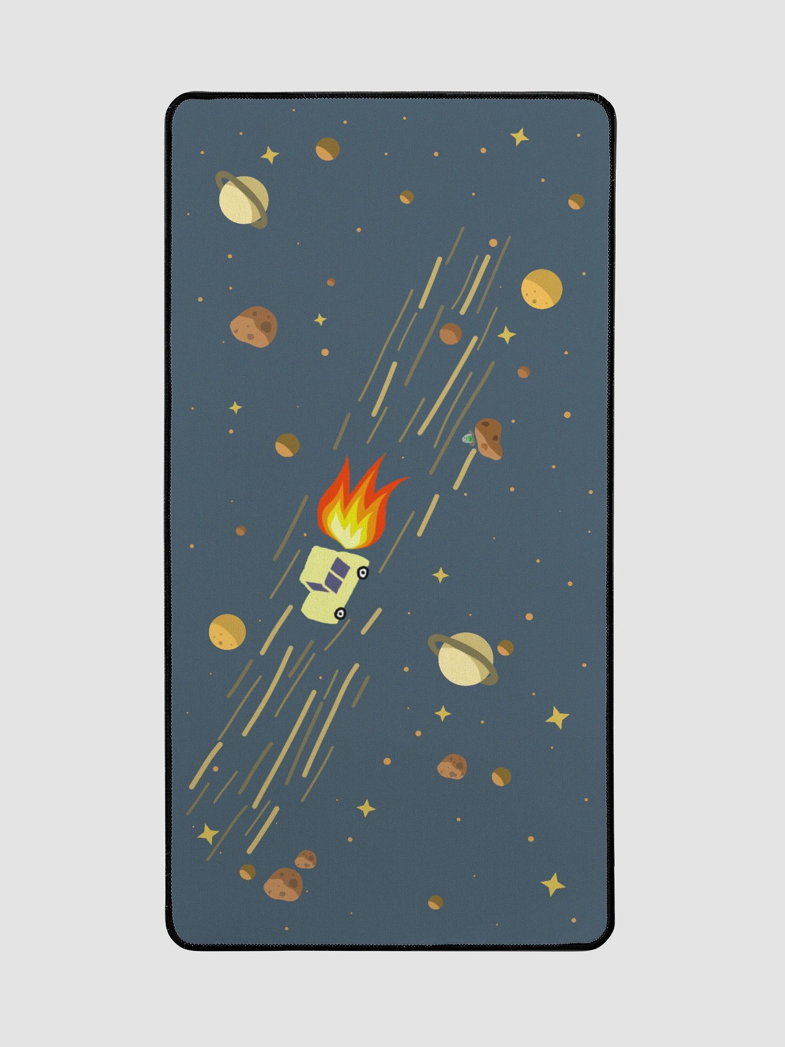 Night Sky Rocket Powered Cars Deskpad product image (2)