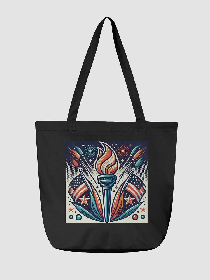Liberty Torch Patriotic Tote Bag product image (4)