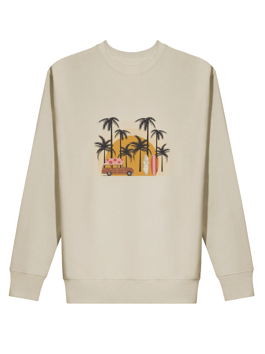 Retro Surf Wagon | Vintage Vibes & Coastal Dreams Sweatshirt product image (8)