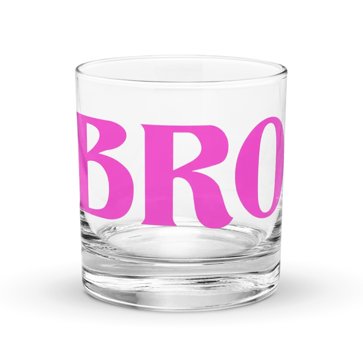 BRO rocks glass product image (1)