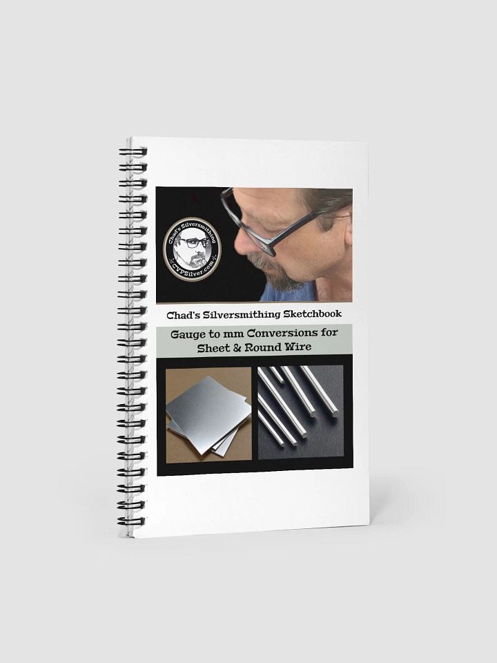 Silversmithing Sketchbook with Gauge Conversions product image (1)