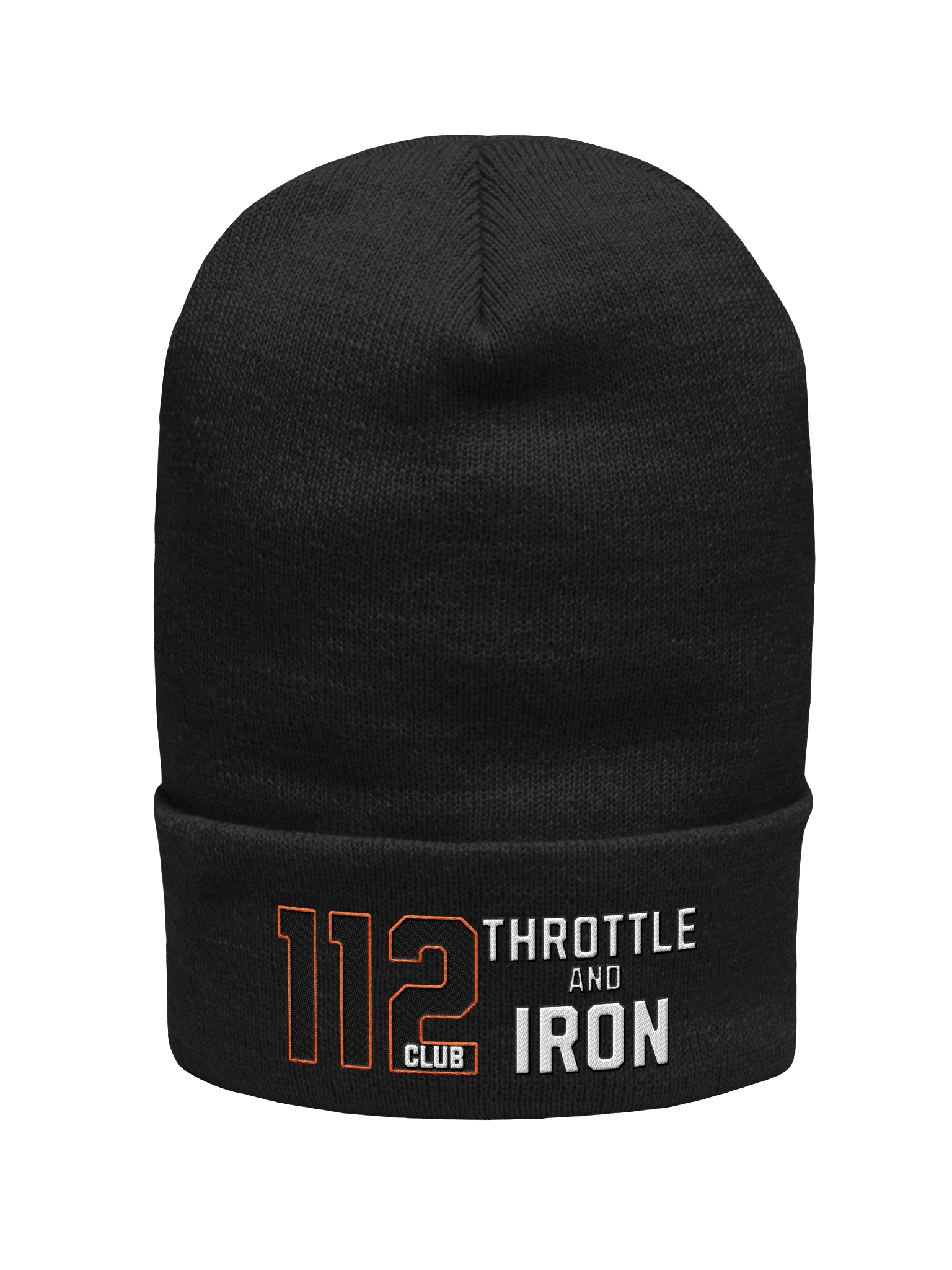 112 Club Throttle & Iron Cuffed Beanie – Yupoong 1501KC product image (1)