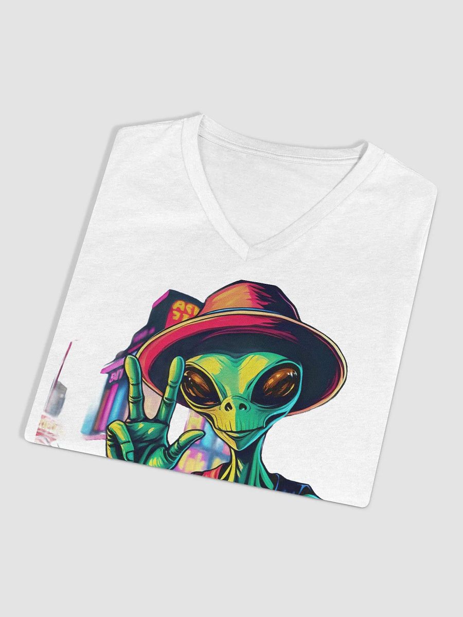 We come in peace! Serenity V-Neck: Women's Relaxed T-Shirt product image (3)