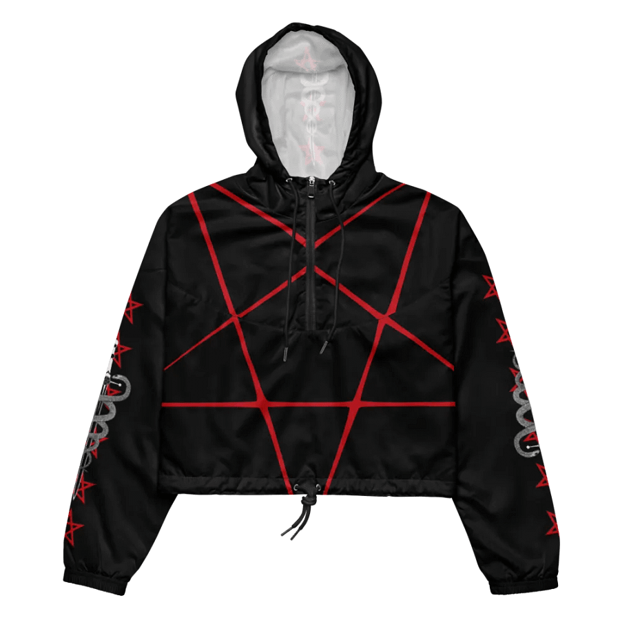 Baphomet Infernal Devotion Crop Wind Jacket product image (4)