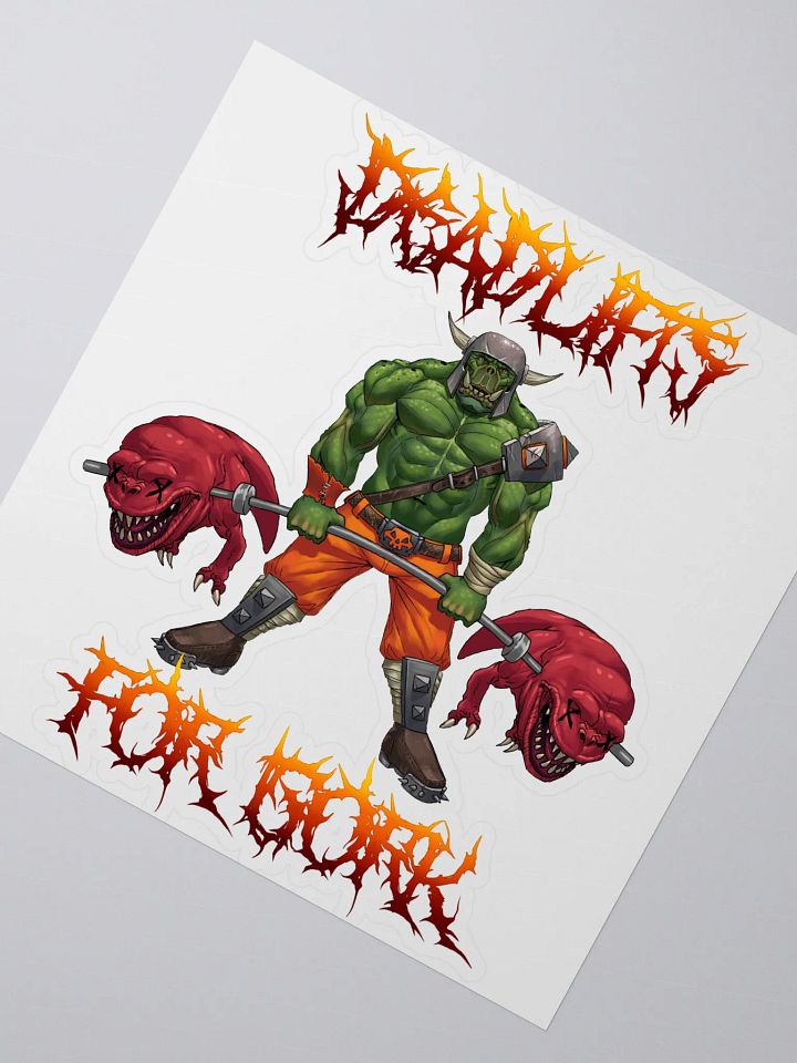Deadlifts For GORK - Sticker product image (2)