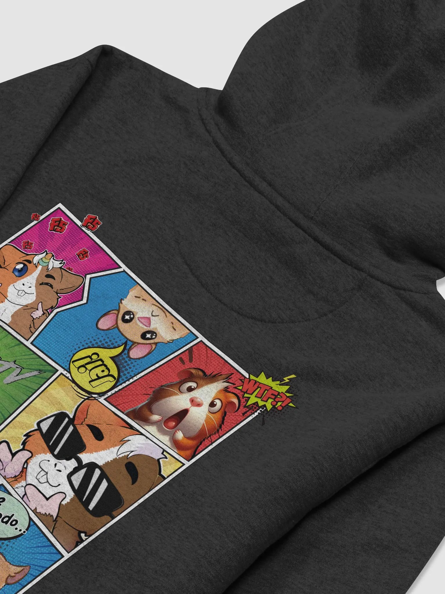 Hoodie Emote Wall Comic UniSex product image (4)