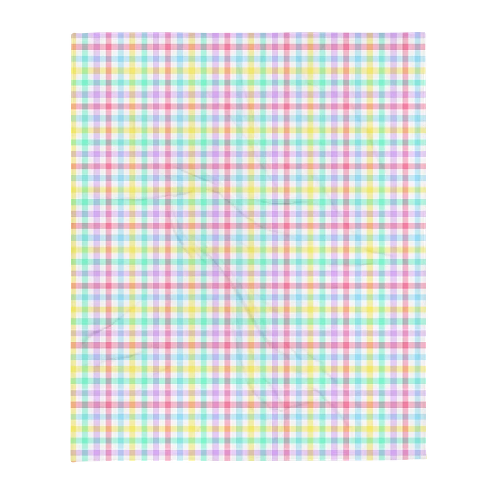 Dreamy Pastel Tartan Blanket product image (2)