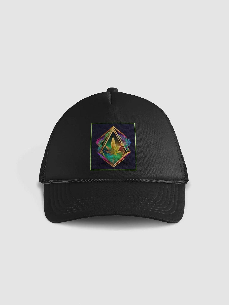 "Golden Bloom: The Luxe Cannabis Diamond Cap" product image (2)