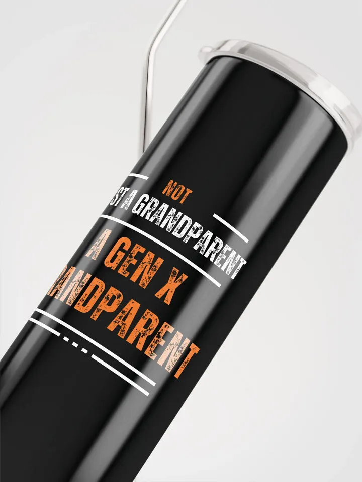 Not Just A Grandparent Stainless Steel Tumbler (Black) product image (2)
