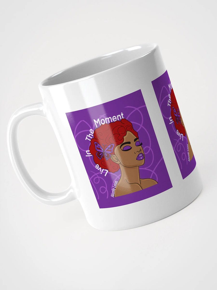 Live In The Moment Triptych White Glossy Mug product image (3)