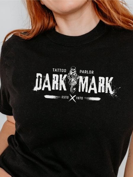 Dark Mark Tattoo Parlor Halloween Punk Grunge Shirt product image (6)