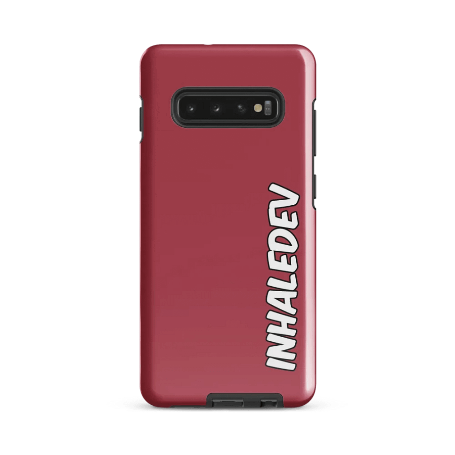 Red InhaleDev Samsung Tough Case product image (2)