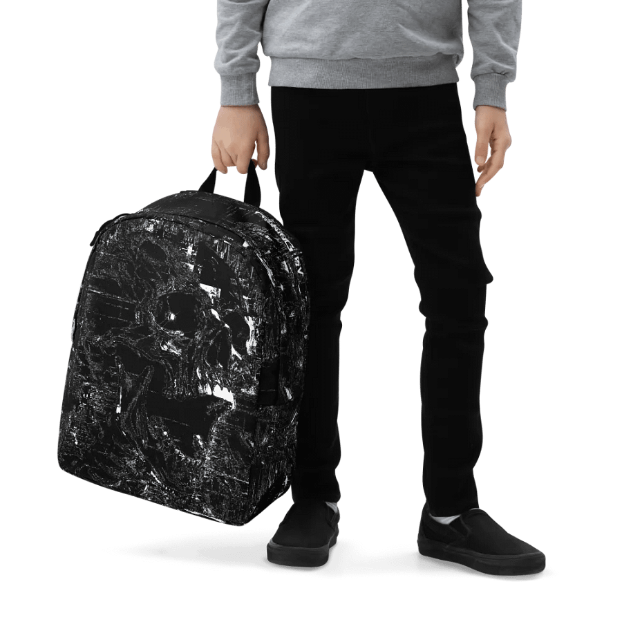 Distorted Chaos All-Over Print Minimalist Backpack Sublicolor 601A product image (7)