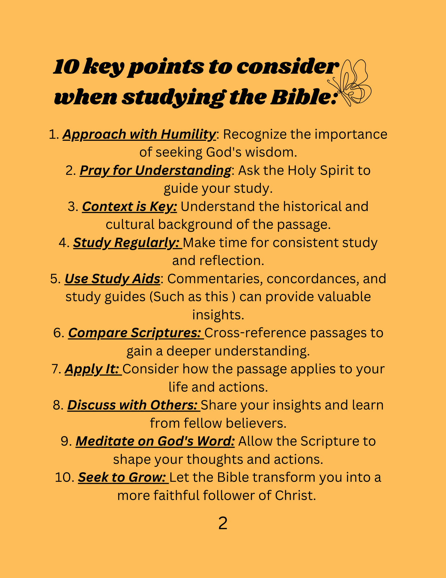 BIBLE STUDY GUIDE product image (3)