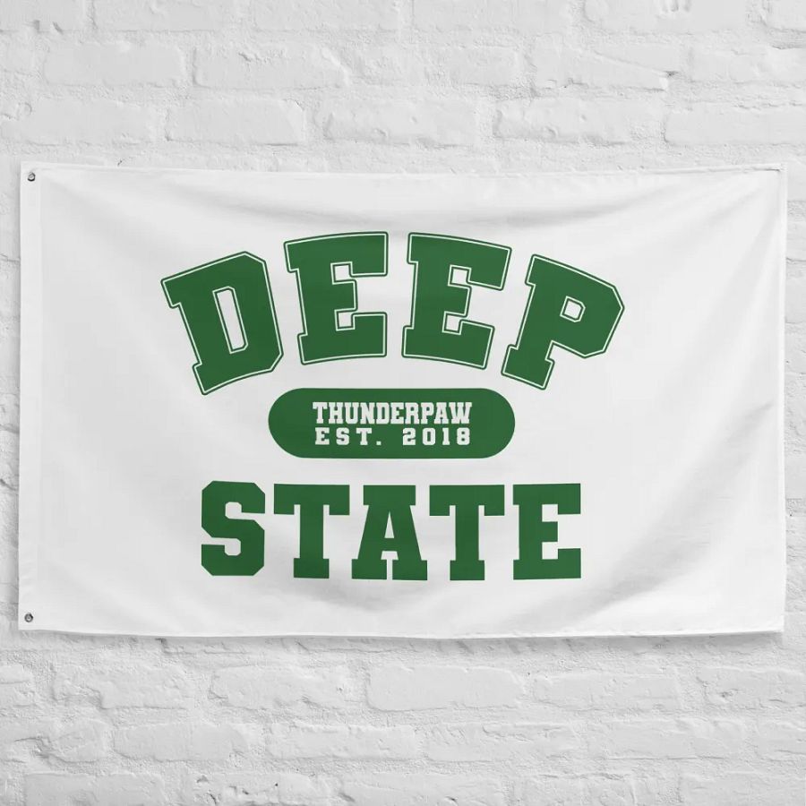 Deep State Varsity Flag / Wall Banner product image (5)