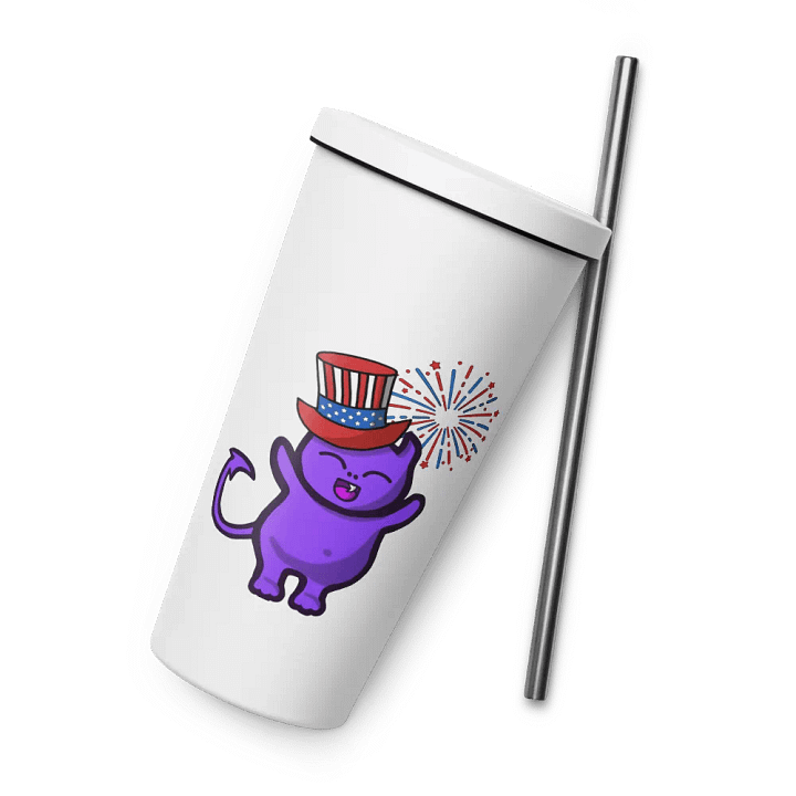 July 4th Insulated Cup With Lid product image (128)