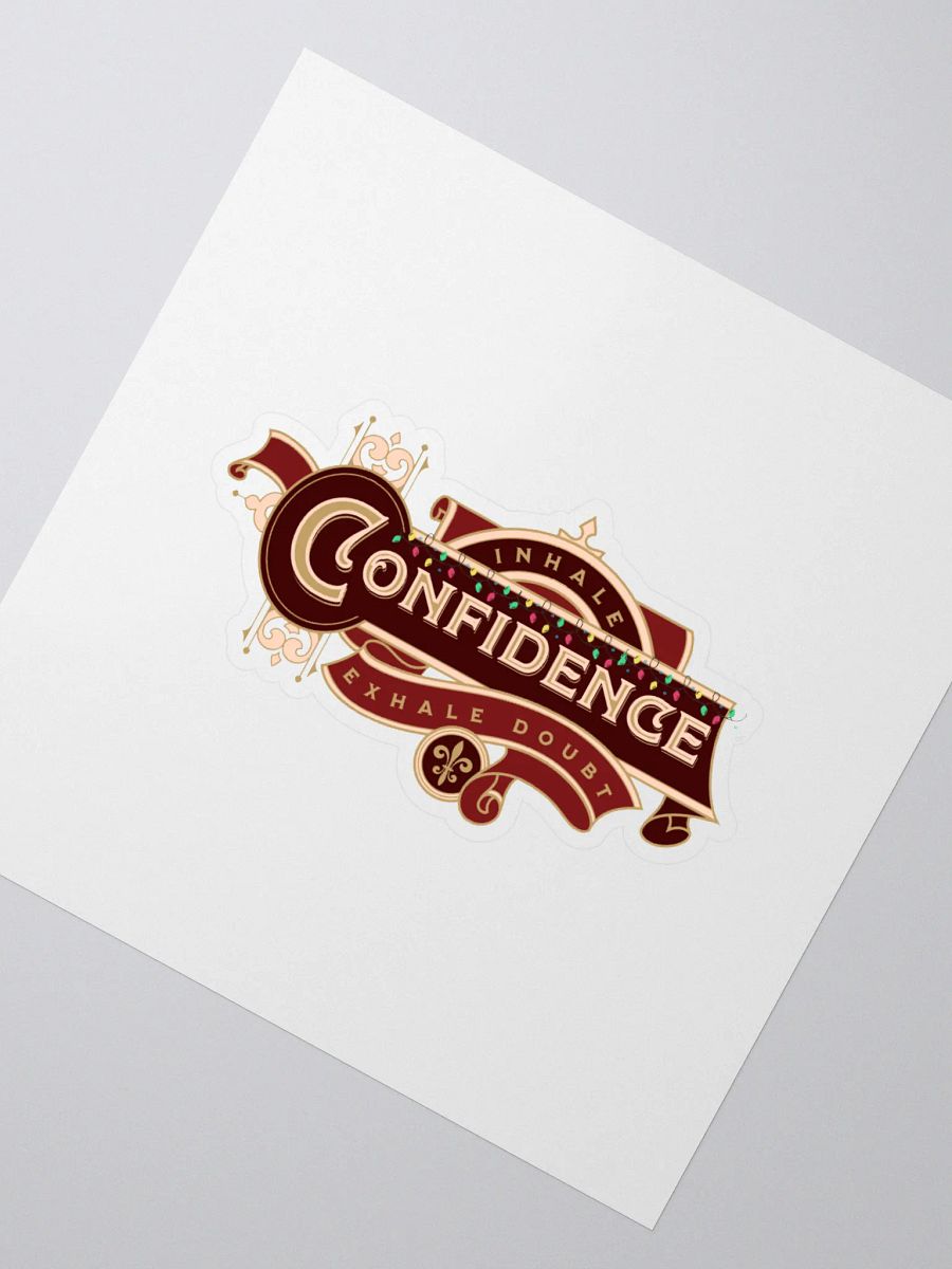 Confidence Boost Kiss Cut Sticker product image (2)