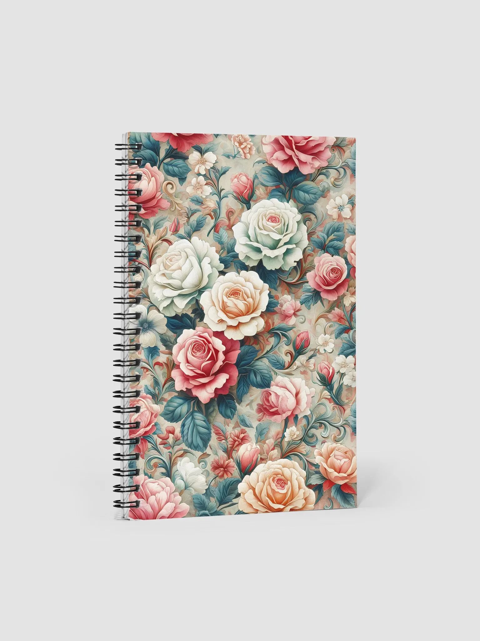 Royal Floral Spiral Notebook product image (1)
