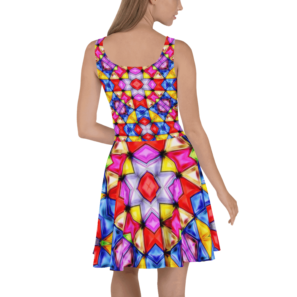 Barry Grady 'Vibrant' Skater Dress product image (4)