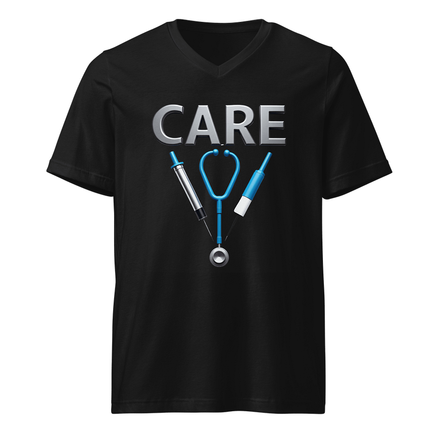 CARE Medical Symbols V-Neck T-Shirt product image (1)