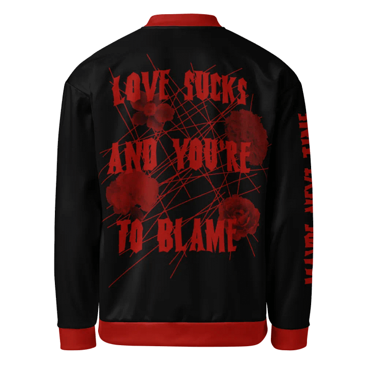 Love Sucks Bomber Jacket product image (1)