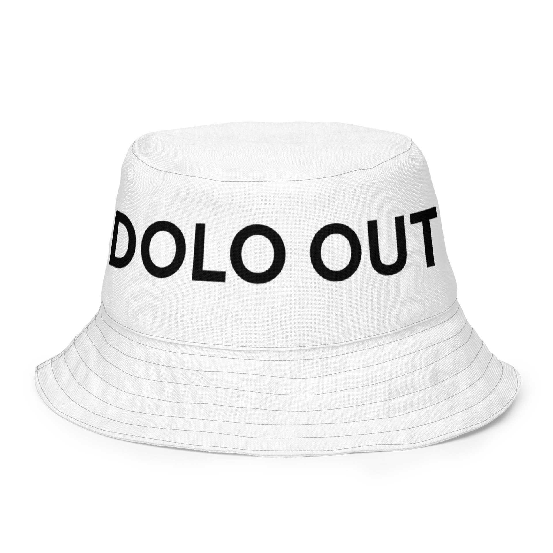 DOLO OUT/DOLO IN REVERSIBLE BUCKET HAT FOR CRAZY PEOPLE product image (2)