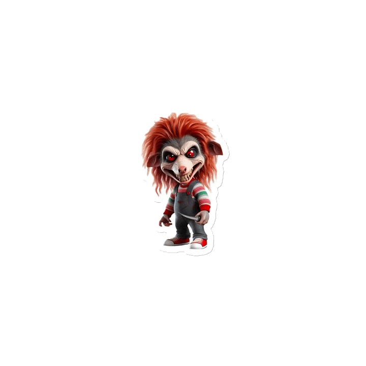 ''Chuckee Rose The Possum'' Die-Cut Magnet product image (1)