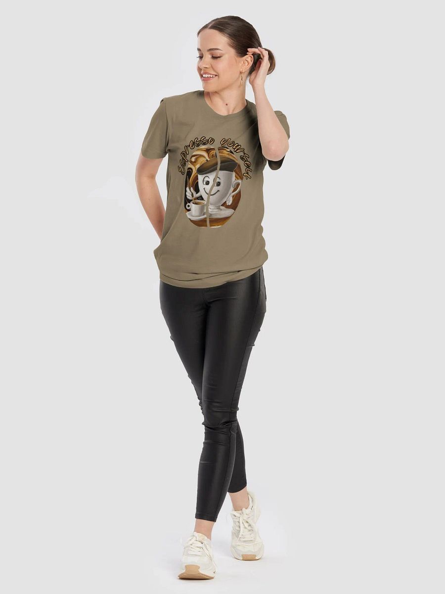 Espresso Yourself Coffee Cup Painter Design T-Shirt product image (46)