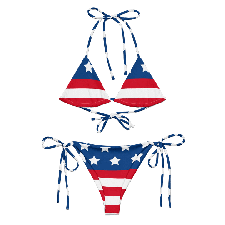 Stars & Stripes All-Over Bikini Set product image (1)