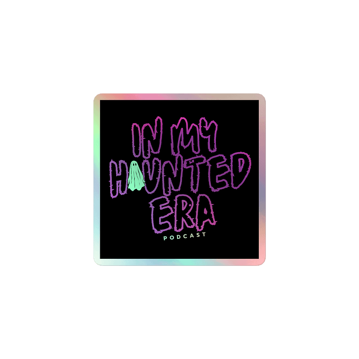 Haunted Holographic Ghost Sticker product image (1)