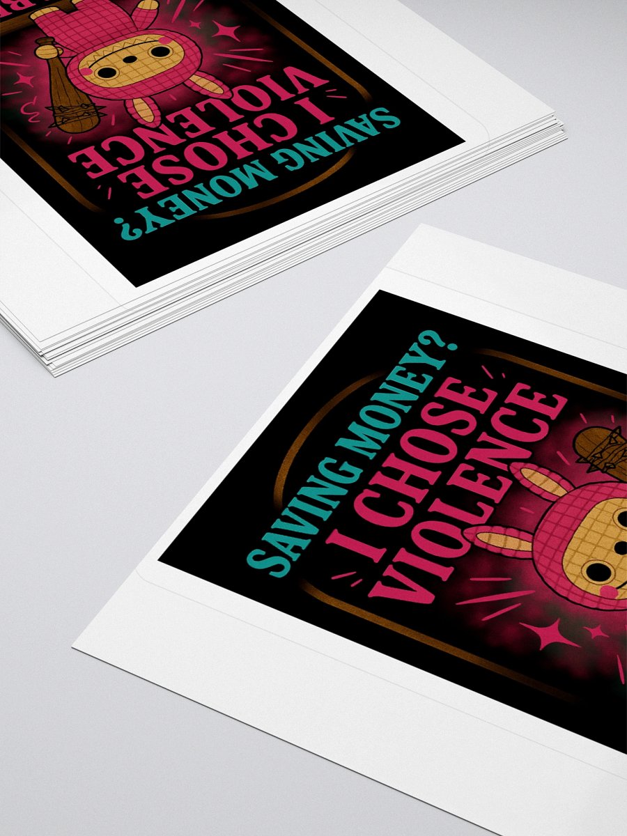 Chose Violence Kiss Cut Sticker product image (10)