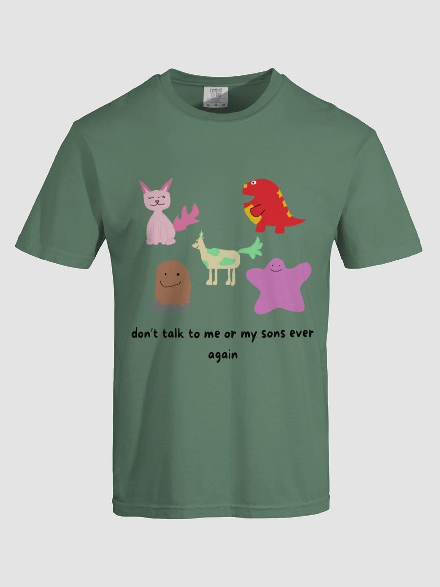 me or my sons T-shirt (black font) product image (61)