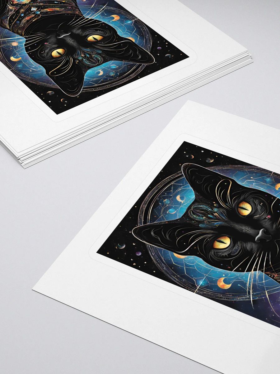 Cosmic Cat Fantasy Kiss Cut Stickers product image (4)
