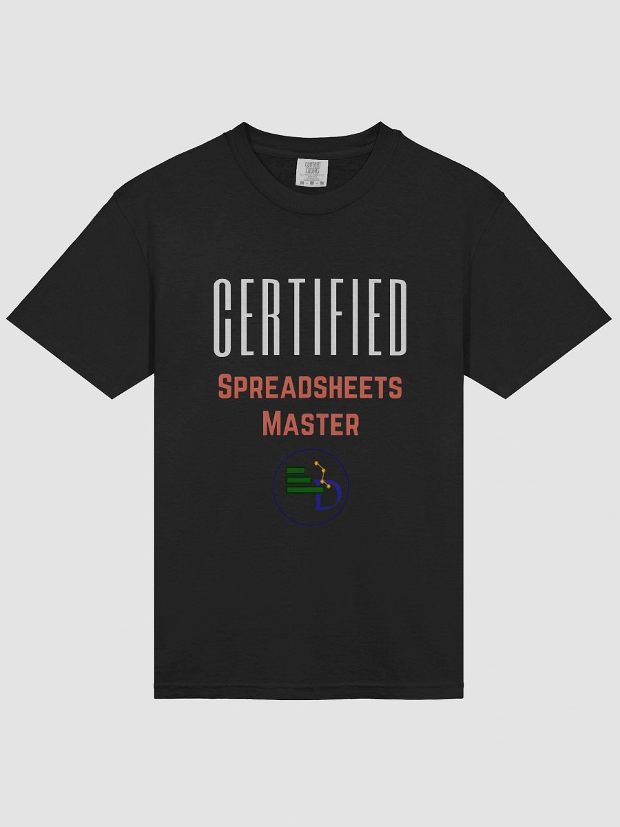 Certified Spreadsheets Master - T-shirt product image (3)