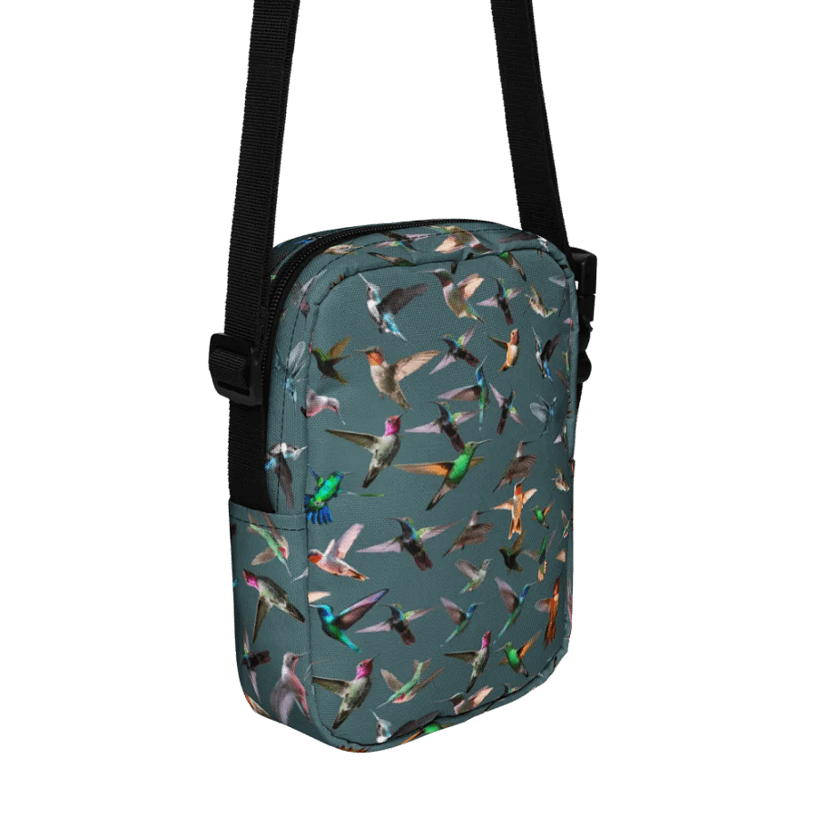Vibrant Hummingbird Haven Crossbody Bag product image (2)