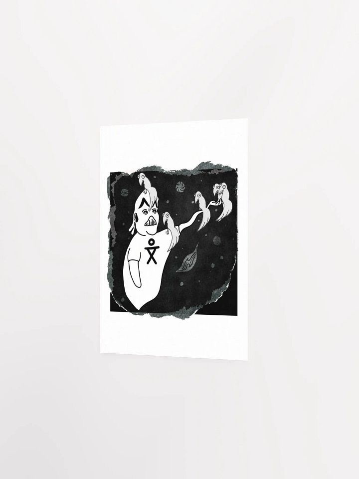 Space Birb (White Print) product image (6)