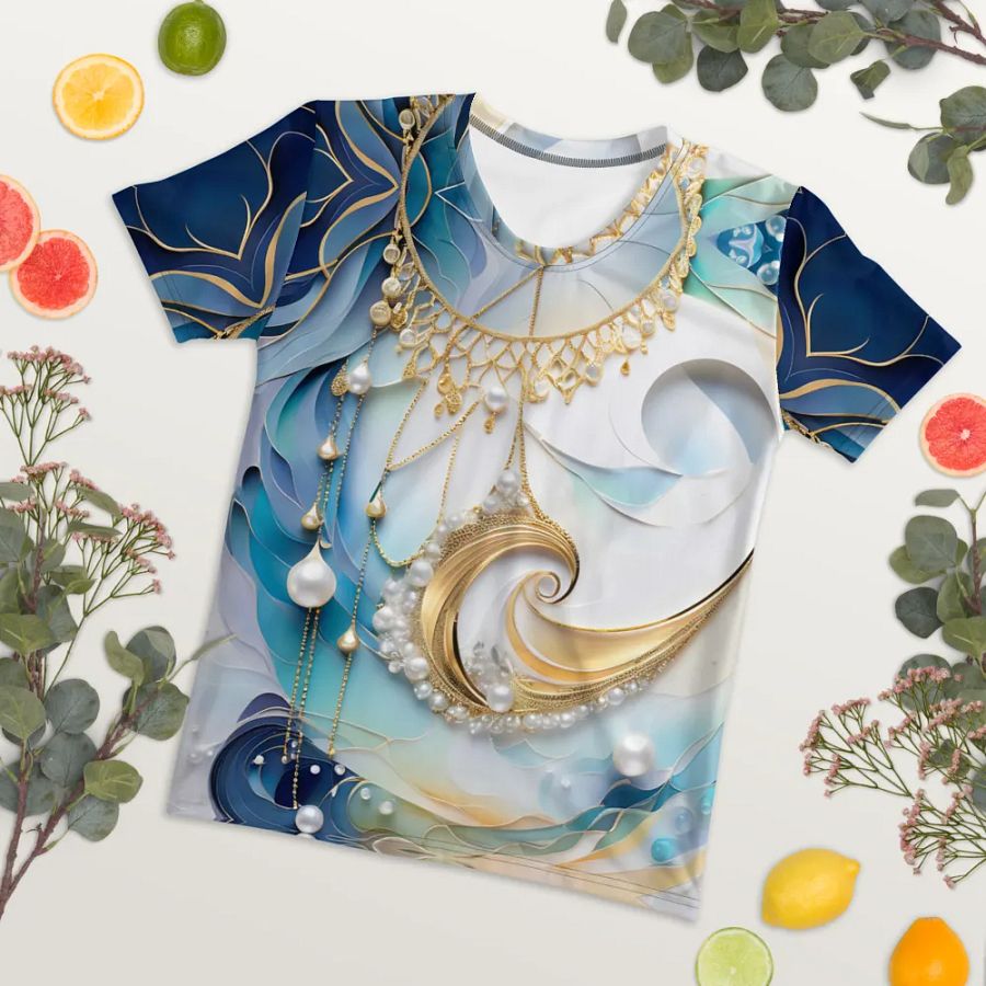Gold Neckless T Shirt product image (4)