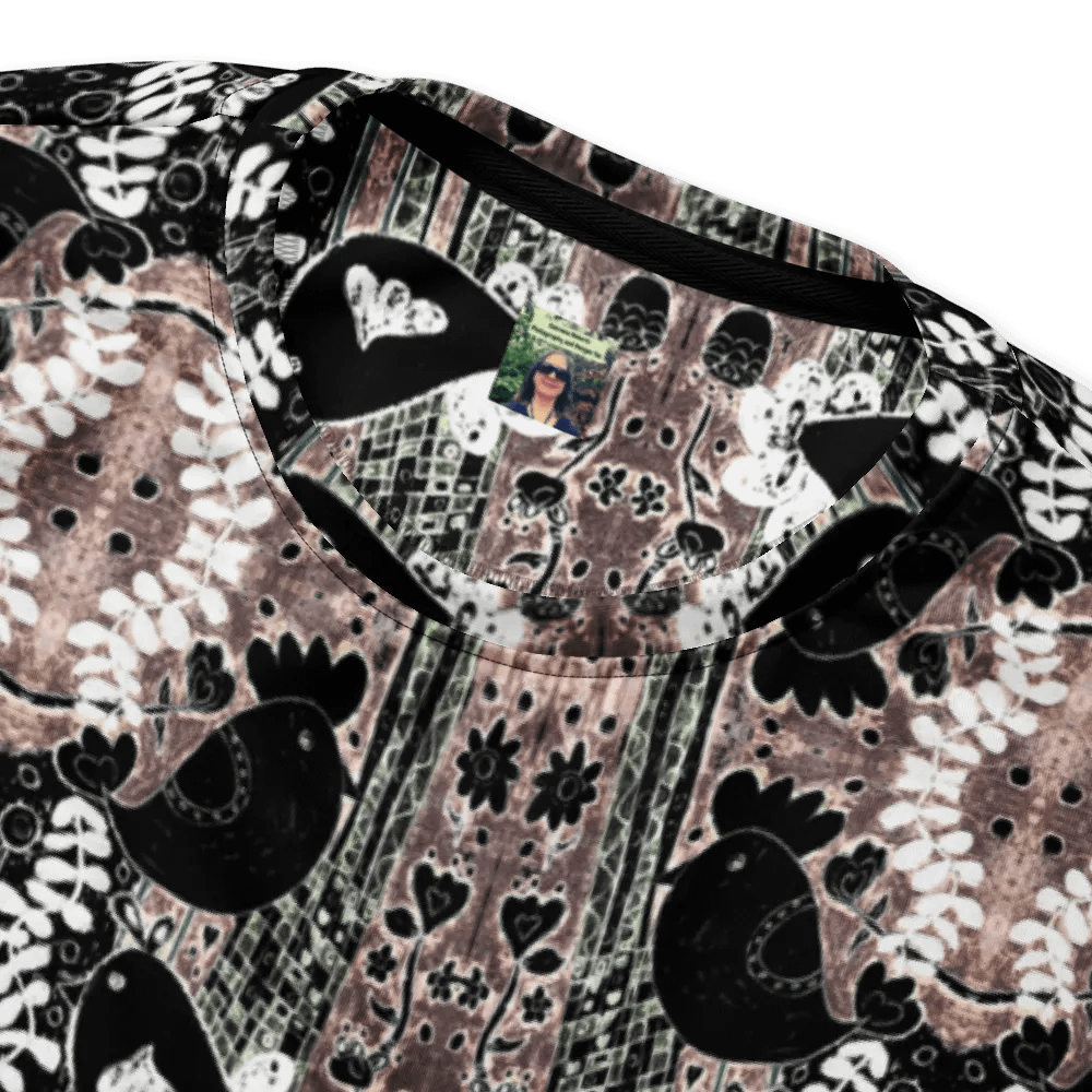 Abstract Floral Birds Unisex Sweatshirt product image (7)